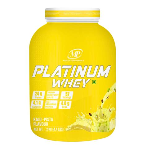 Muscle Performance Platinum Whey Protein 2kg 4.4 lbs, 57 servings ...