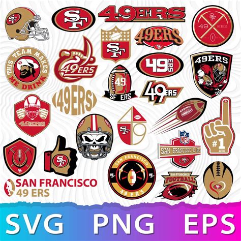 San Francisco 49Ers Logo SVG, 49Ers PNG, NFL San Francisco 49Ers Logo ...