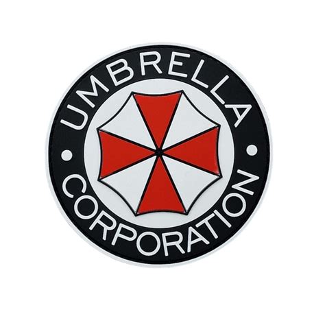 Resident Evil Umbrella Corporation Badge embroidered fastener patch ...
