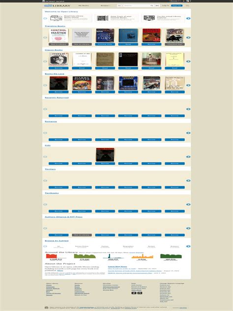 Open Library Catalog 的图像结果