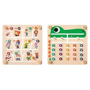 Buy TRENDIVIBE Wooden Animals Maze Puzzles Activity Puzzle for ...