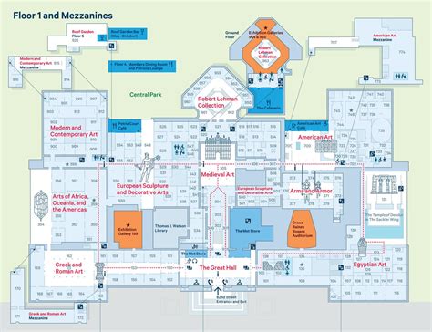 Met museum map - Map of met museum (New York - USA)