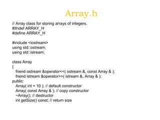 Image result for How to Overload the Array Operator for a Custom String Class