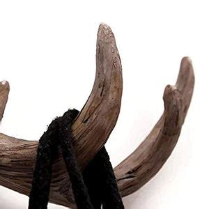 House of Quirk Deer Antlers Wall Mount Hooks for Wall Hanger Key Stora ...