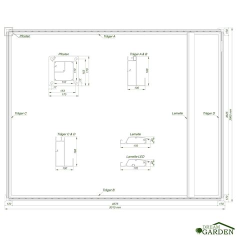 Dreamgarden Pergola 5 x 4 x 2,5 m Florenz Elektrisch Anthrazit ...