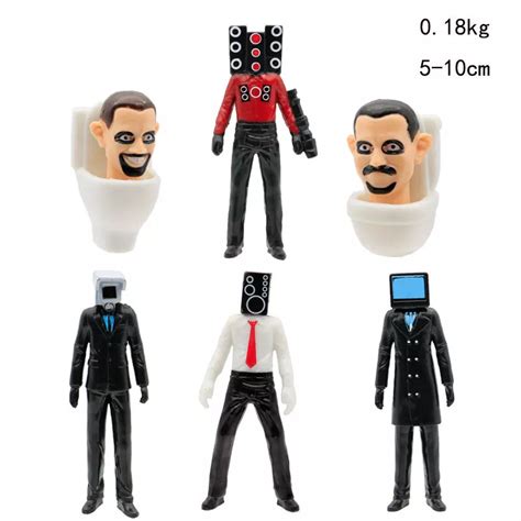 Skibidi Toilet Figure Set - Toy Cameraman, TV Man, India | Ubuy