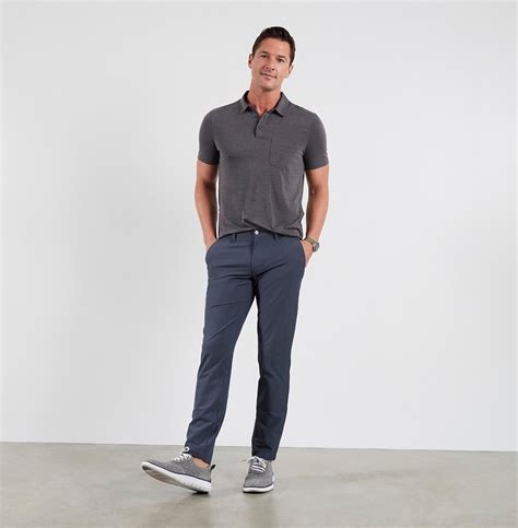 Envoy Lightweight Travel Pant in Blue Grey | Bluffworks