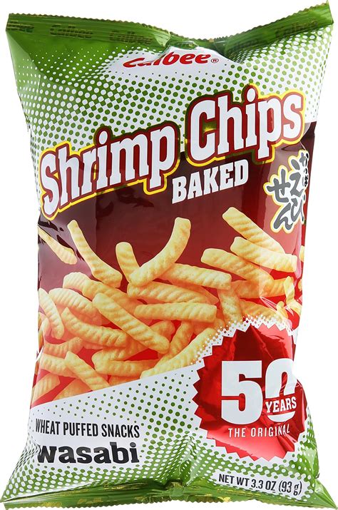 Amazon.com: Calbee Chips Shrimp Yuzu Pepper, 3.3 oz