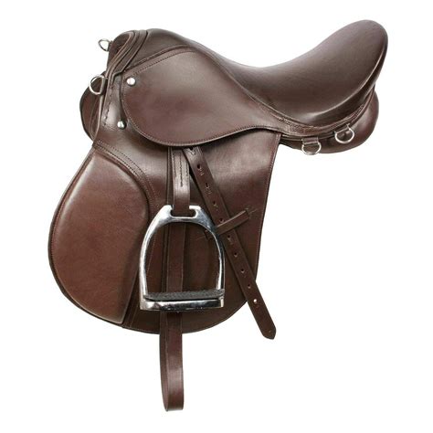 English Horse All Purpose Saddle Leather Riding Tack Set 12″ to 18 ...
