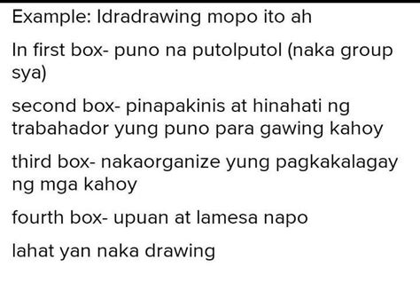 four box synectic para sa produksiyon - Brainly.in