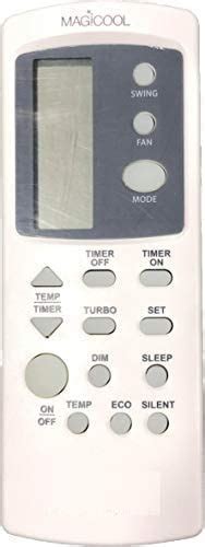 Buy LOHAYA Air Conditioner Remote Compatible with Whirlpool Magicool ...