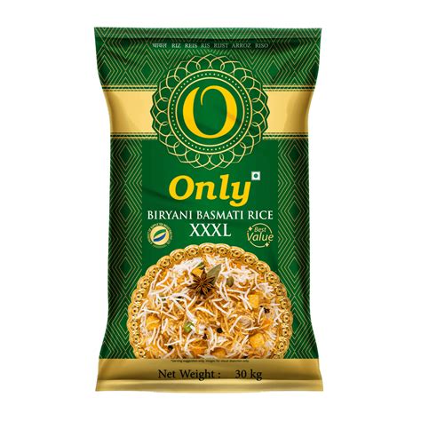 Only Biryani XXXL Basmati Biryani Rice 30 Kg Wholesalers with best ...