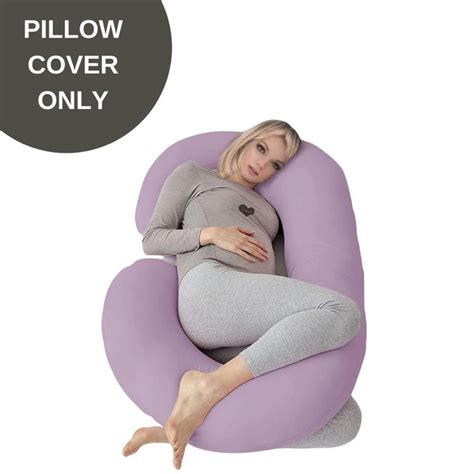 Cover Only - C Shaped Pregnancy Pillow Cover - Lavender – Coozly