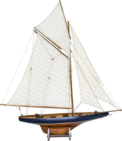 Buy SAILINGSTORY Wooden Sailboat Model Ship Sailboat Decor Yacht Model ...