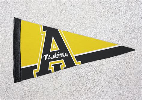 Appalachian State Pennant Flag App State University Apparel - Etsy