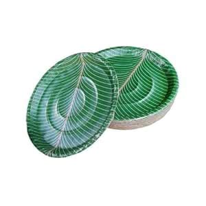 Eco-Friendly Plain Paper Plates (Patravali) 25 Pcs | Biodegradable ...
