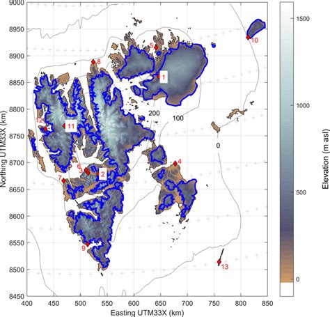 Image result for Svalbard Archipelago Map