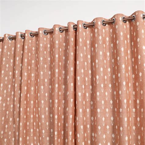 Brown Cotton Window Pochampally Ikat Curtain (5 x 3 Feet) (Single Piece)