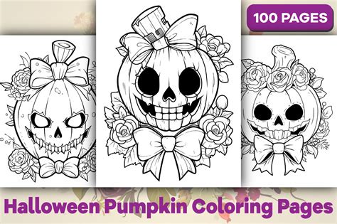 Pumpkin Halloween Coloring Pages