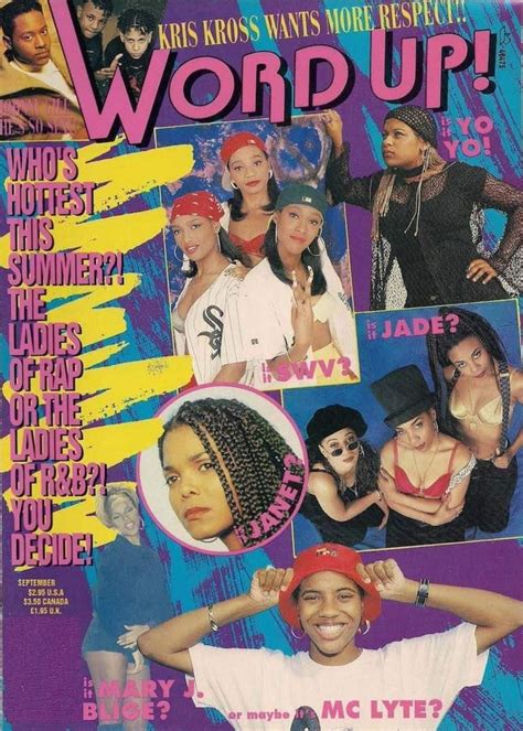 Early 90s Word Up magazine cover. : r/rnb