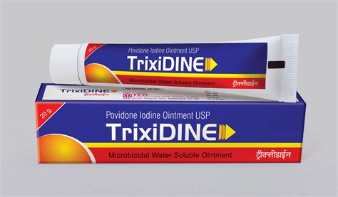 Povidone Iodine Ointment in Pharmaceutical Ointments by TRIXIDINE ...