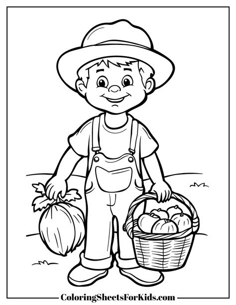 Farmer Coloring Pages (Free Printable PDFs) - Coloring Sheets For Kids