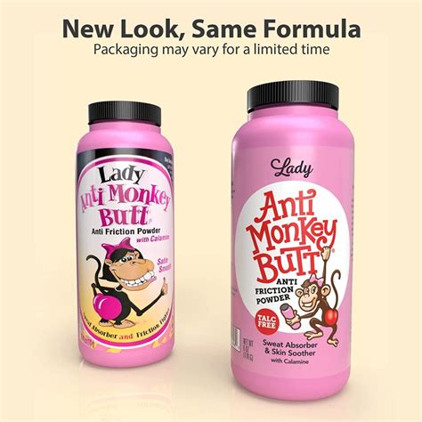 Lady Anti monkey butt Chafing/friction Relief Powder for men , 6 OZ "UK"