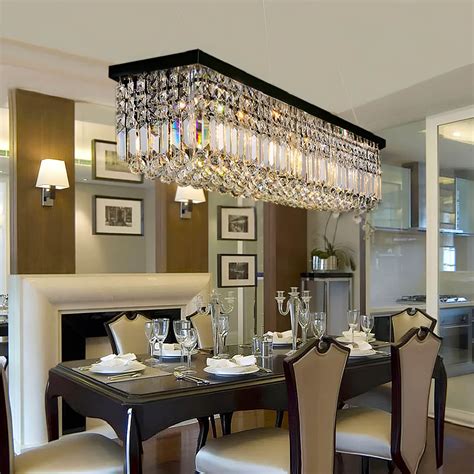 Modern Elegant Crystal Chandeliers - Dining Room | Sofary Lighting