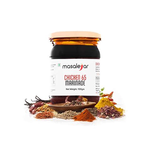 Masalejar Chicken 65 Marinade 100g, Ready to Cook Spice Mix for Chicken ...