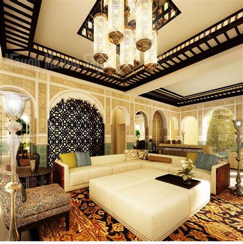 modern moroccan living room