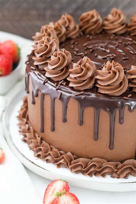 chocolate cake recipes with ganache