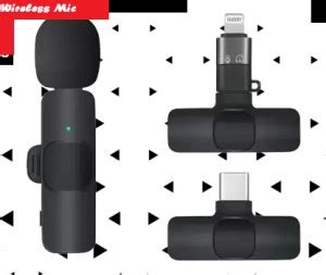 jorugo B118_K8 ULTRA VLOGGING COLLAR MIC BLACK (PACK OF 1) Microphone ...