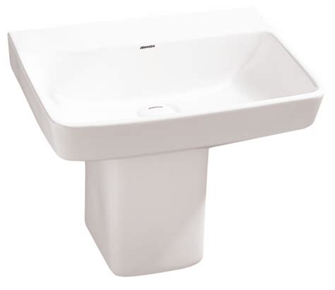 Buy Vigo Neo Half Pedestal Basin from Johnson Bathrooms