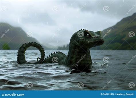 Loch Ness Monster Also Known As Nessie, is a Mythical Creature of ...