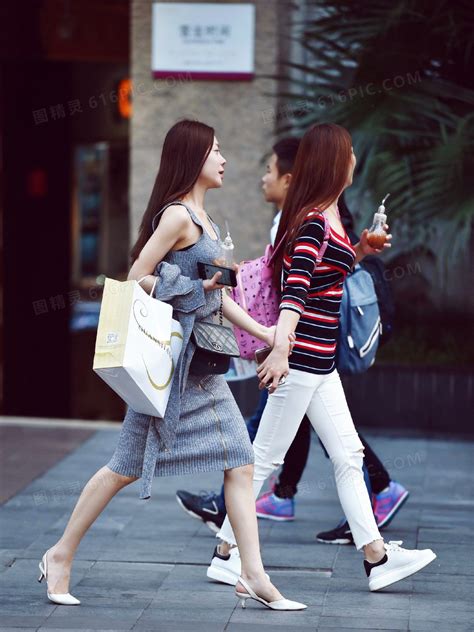 在逛街购物的美女人物摄影高清jpg图片免费下载_编号vwqhk3mpv_图精灵
