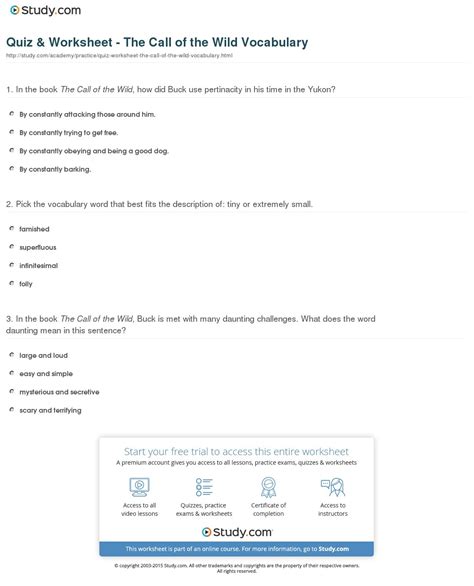 Vocabulary Test Maker Free Printable