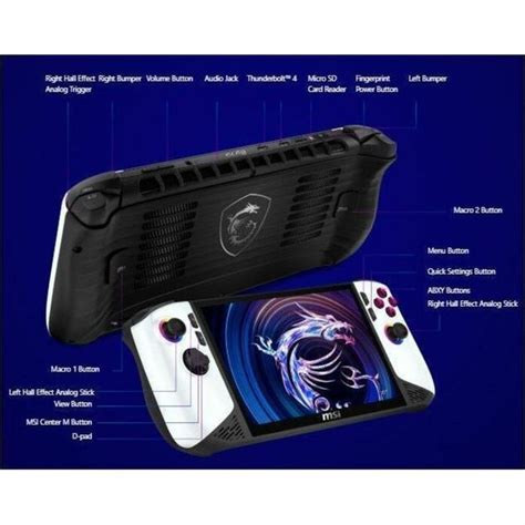 MSI Claw 8 AI+ Polar Tempest Edition Gaming Handheld India | Ubuy