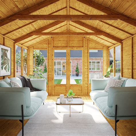 Buy BillyOh Summer House Log Cabin Garden Room Wooden Summerhouse Home ...