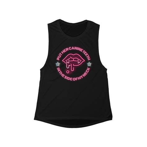 Canine Teeth Muscle Tank Red Wine Supernova Chappell Roan Inspired - Etsy