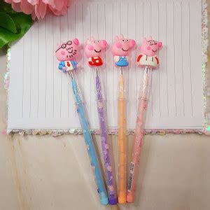 Flipkart.com | Shmaya peppa pig theme kids lead pencil-pack of 4 Pencil