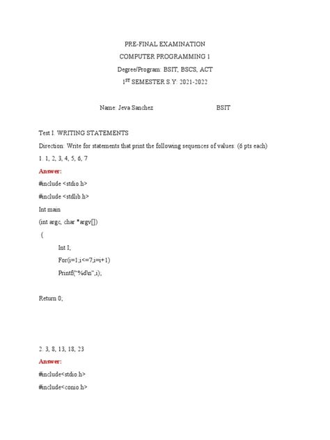 Image result for Write Programme Code in the Exam