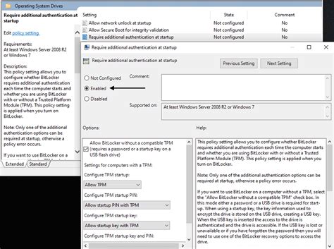 BitLocker TPM 的图像结果