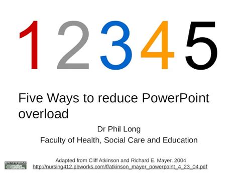 PowerPoint Overload 的图像结果
