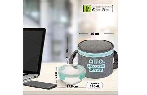 Custom 2pc Lunch Box with Name | Buy Microwave/Oven Safe Glass Lunch Box