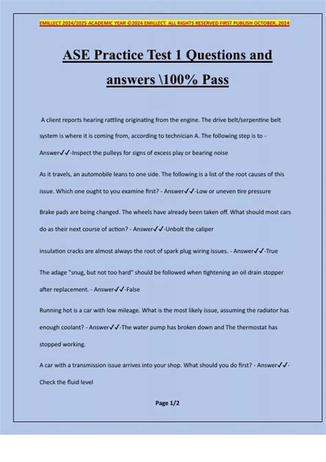 ASE Practice Questions 的图像结果