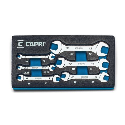 Capri Tools 6-Piece Set Metric Open End Wrench CP11830-6MT at Lowes.com