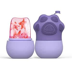 HANNEA® Ice Roller for Face Massage & Eye, Anti-Leak Silicone Ice Face ...