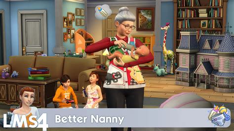 Better Nanny для Sims 4 — улучшенная няня и новые функции