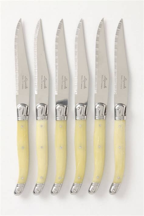 Laguiole Steak Knives, Cream - anthropologie.com | Steak knives ...