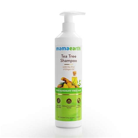 Buy Mamaearth Tea Tree Anti Dandruff Shampoo, With Tea Tree & Ginger ...